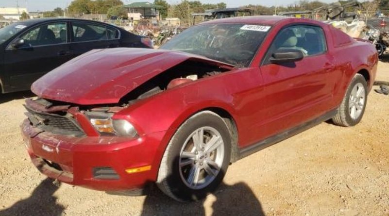 2012 FORD MUSTANG – 1ZVBP8AMXC5283421