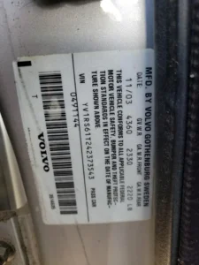 2004 Volvo S60 – YV1RS61T242373543
